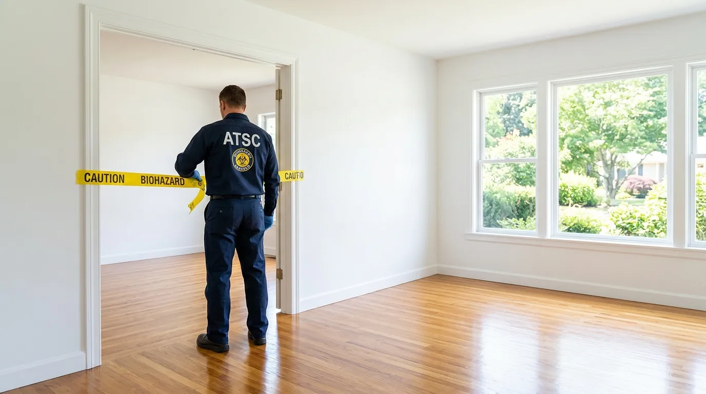 Certified biohazard cleanup crew performing Crime Scene Cleanup in Ambler